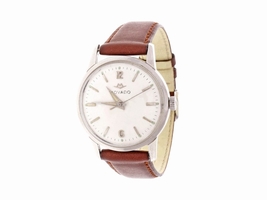Movado Sub Sea Stainless Steel & Leather Automatic Vintage 30mm Unisex Movado