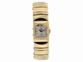 Omega Constellation 18K Yellow Gold Bangle Bracelet 15mm Omega