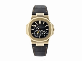 Patek Philippe Nautilus Rose Gold Leather Strap 5712R Patek Philippe