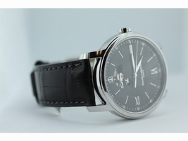 Baume & Mercier Classima XL Stainless Steel Open Work Alligator Strap Baume Et Mercier
