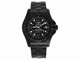 Breitling Superocean A17390 Black PVD Steel Black Dial Mens 44mm Breitling