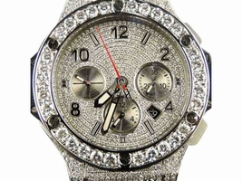 Hublot Big Bang Evolution Ceramic Band 15.95 Diamond 44mm Mens Hublot