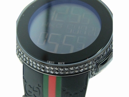 Gucci Digital Diamond Black Diamond Full Case Mens Gucci