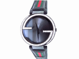 Gucci Black PVD 42 MM XL Interlocking GG Diamond 2.0ct YA133206 Gucci