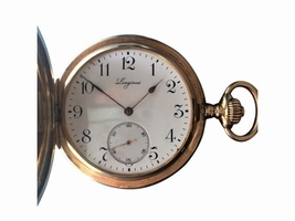 Longines 1910 Grand Prix 14K Yellow Pocket 51mm Longines