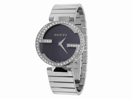 Gucci Interlocking YA133307GG Stainless Steel 2.00 Ct Diamond Bezel 37mm Gucci