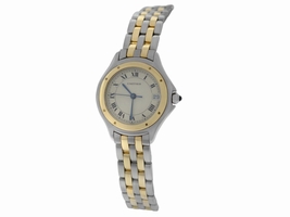 Cartier Panthere Cougar 119000R Stainless Steel & 18K Yellow Gold Quartz 26mm Womens Cartier