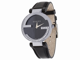 Gucci Interlocking YA133301 Stainless Steel & Black Dial 37mm Womens  | Buy at TrueFacet