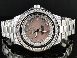 Breitling Aeromarine Pink Colt Ocean 9.5 Ct Diamond Ladies Breitling