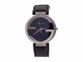 Gucci YA133205 Interlocking GG Diamond 1.5ct Custom XL Black Mens 42mm Gucci