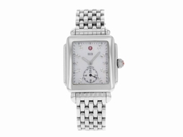 Michele Deco-16 MWW06V000002 Stainless Steel Quartz Womens Michele