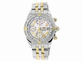 Breitling B13050 18K Yellow Gold & Stainless Steel Diamond 38mm Breitling