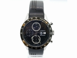 Tag Heuer Carrera CV2010-3 Stainless Steel Rubber Automatic 41mm Mens Tag Heuer