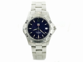 Tag Heuer Aquaracer WAF1113 Stainless Steel with Navy Dial Quartz 38mm Mens Tag Heuer