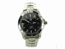 Tag Heuer Link WJF2116 Stainless Steel with Black Dial Quartz 38mm Mens Tag Heuer