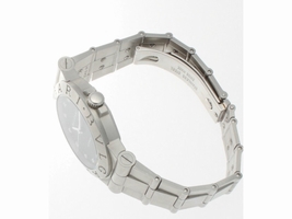 Bvlgari Lcv35S Bulgari Diagono Stainless Steel Black Dial With Diamonds Bvlgari