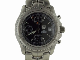 Tag Heuer CT5111 Automatic Link Chronometer Black Dial Mens Tag Heuer