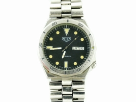 Tag Heuer 1000 980.004 Stainless Steel with Black Dial 39.5mm Mens Vintage Tag Heuer