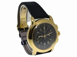Patek Philippe Chronograph 5070J-001 18K Yellow Gold & Leather Manual 42mm Mens Patek Philippe