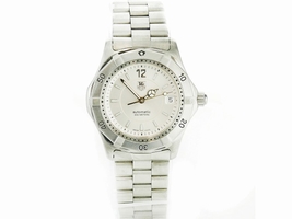 Tag Heuer 2000 Series WK2116 Stainless Steel & Silver Dial 37mm Mens Tag Heuer
