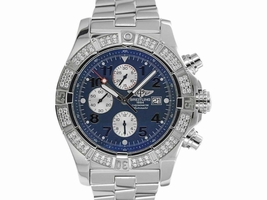 Breitling Super Avenger A13370 Stainless Steel 48mm Mens Breitling
