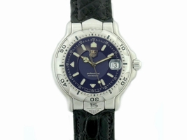 Tag Heuer WH1115-K1 Stainless Steel Leather Quartz 40mm Mens Tag Heuer