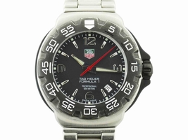 Tag Heuer Formula 1 WAC1110 Stainless Steel with Black Dial Quartz 42mm Mens Tag Heuer