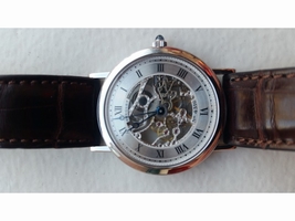 Breguet Classic Skeleton 3520BA 18K White Gold & Leather 35.5mm Breguet