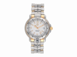 Tag Heuer 6000 WH1151-K1 Stainless Steel & 18K Yellow Gold Quartz 39mm Mens Tag Heuer