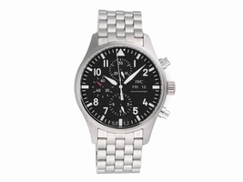 IWC Pilot IW377710 Stainless Steel & Black Dial Automatic 43mm Mens IWC