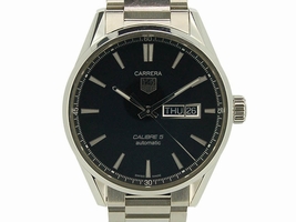 Tag Heuer Carrera Caliber 5 WAR201A.BA0723 Stainless Steel Automatic 41mm Mens Tag Heuer