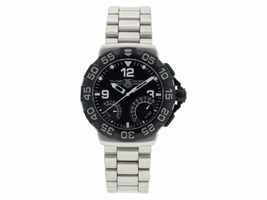 Tag Heuer CAH7010.BAO854 Formula 1 Calibre S Chrono Black Dial Steel Band TAG Heuer