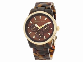 Michael Kors MK5038 Runway Multi-function Acrylic Ritz Tortoise Womens Michael Kors