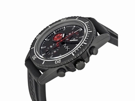 Michael Kors Chrono MK8377 Black Dial Black Silicone Jet Master Men's Michael Kors