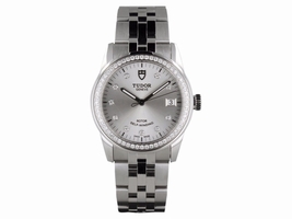 Tudor Glamour 55020 Diamond Dial Diamond Bezel Bracelet Womens Tudor