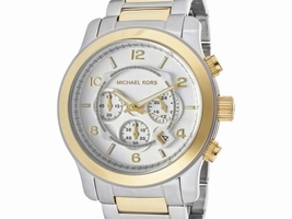 Michael Kors MK8283 Runway Silver Dial Two-Tone Bracelet Men's Michael Kors