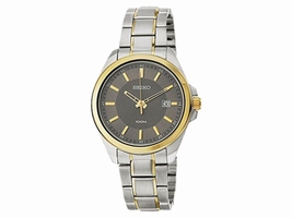 Seiko SUR074 Grey Dial Two Toned Stainless Steel Band Men's Seiko