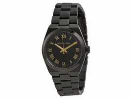 Michael Kors MK6100 Channing Black Dial Black Ion Plated Stainless Steel Womens Michael Kors