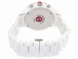 Michele MWW17J000001 White Dial White Ceramic Case and Bracelet Women's Michele