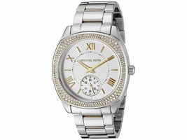 Michael Kors MK6277 Silver Dial Two Tone Stainless Steel 39mm Womens Michael Kors