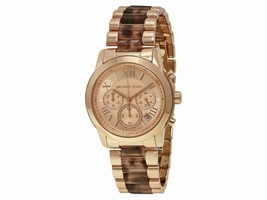 Michael Kors MK6155 Rose Gold Stainless Steel Rose Gold Dial Chronograph 38mm Women's Michael Kors
