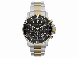 Michael Kors MK-8311 Two-Tone Stainless Steel 45mm Mens Michael Kors