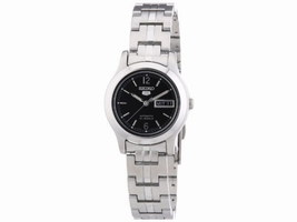Seiko SYMD99K1 Stainless Steel with Black Dial Automatic 25mm Womens Seiko