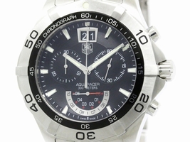 Tag Heuer Aquaracer CAF101A Chronograph Grand Date Stainless Steel Quartz 44mm Mens Tag Heuer