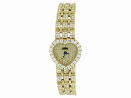 Piaget Classique Heart Shape 18K Yellow Gold with Diamonds Womens Quartz Piaget