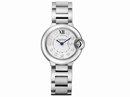 Cartier Ballon Bleu 28mm we902073 Stainless Steel Quartz Diamond Cartier