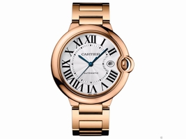 Cartier w69006z2 Ballon Bleu 18Kt Rose Gold Bracelet 42mm Cartier