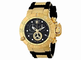Invicta 15799 Subaqua Black Dial Polyurethane Chronograph Men's Invicta