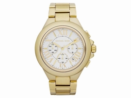 Michael Kors MK5635 Camille Gold-tone White Dial Chronograph Women's Michael Kors