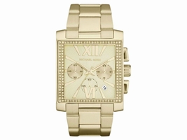 Michael Kors MK5673 Uptown Glam GIA Chronograph Gold-tone Womens Michael Kors